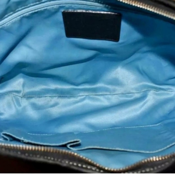 Coach Signature Stripe Chelsea Hobo Shoulder Bag Purse F14476 - Picture 6 of 9